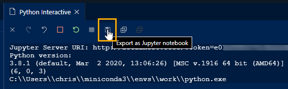 Export a notebook